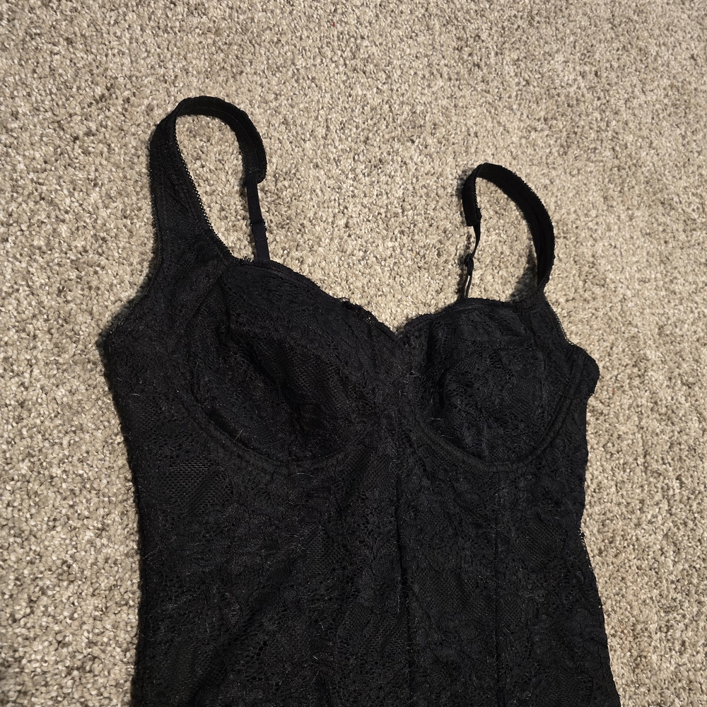 ReoRia Black Bustier Top